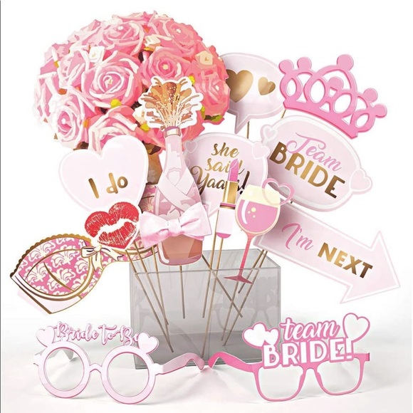 Small Fish Bridal Photobooth Props - Picture 3 of 4